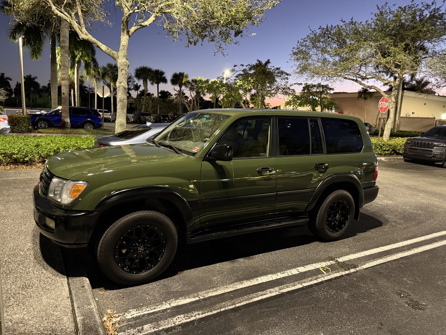 2004 Toyota Land Cruiser after custom paint, South Florida